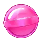 Pink Round Candy Symbol